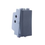 Wipro Northwest Nowa 6A One Way Switch, Silver Grey (pack of 10)