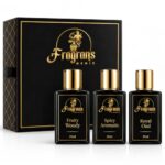 Fragrans Genie Signature Men’s Perfume Gift Set | 3 Luxury Extrait De Parfum (Royal Oud, Fruity Woody & Spicy Aromatic) | Long Lasting Premium Fragrance | Gift Set for Men | 20ml x 3 (60ml Total)