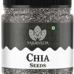 Yajurveda Natural Raw Chia Seeds 250gm-Nutritious , Rich in Calcium,| Weight loss product|(200 g)