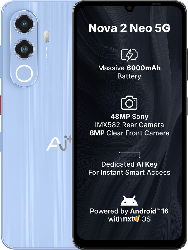 Ai+ Nova 2 Neo 5G (Blue, 64 GB)(4 GB RAM)