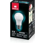 Havells 9w LED Bulb for Home & Office |B22 LED Bulb Base |Cool Day White Light (6500K) |4Kv Surge Protection |High Voltage Protection |Eco Friendly Energy Efficient | Pack of 1