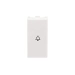 Anchor by Panasonic 66103 Roma Urban Modular 1M 10A V0 Grade Polycarbonate Bell Push Switch (White, Pack of 10)