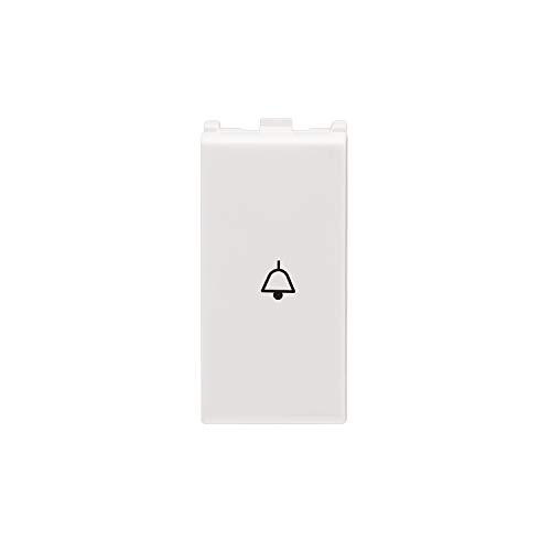 Anchor by Panasonic 66103 Roma Urban Modular 1M 10A V0 Grade Polycarbonate Bell Push Switch (White, Pack of 10)