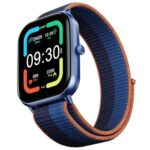 Fire-Boltt Ninja Call Pro Max Nyluxe Smart Watch 2.01″ with Bluetooth Calling, Voice Assistance, SpO2 & Heart Rate Monitor, 120+ Sports Modes, IP67 Waterproof, Smart Watch for Men & Women – Blue