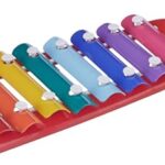 WizToy Colourful 8 Different Tone Hand Knock Xylophone with Mallets