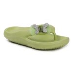 Sukun RIB_05 Women’s Soft Anti-Skid Flip-Flops Stylish Comfortable Waterproof Slip-On Slippers for Everyday Wear