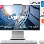 Lenovo IdeaCentre AIO Core i5 (16 GB DDR5/512 GB SSD/Windows 11 Home/24 Inch Screen/IdeaCentre AIO 24IRH9) with MS Office(Cloud Grey, 43.1 cm x 54 cm x 19.2 cm, 6 kg)