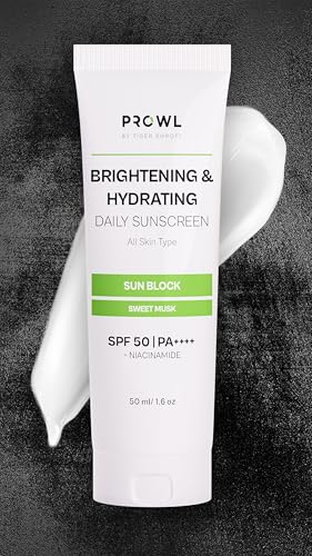 PROWL by Tiger Shroff SPF50 PA++++ Sunscreen for Men Face with Niacinamide