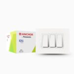 Anchor by Panasonic 1 Module Deko White Plate, 21317WH-1
