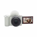 Sony Alpha ZV-E10M2K 26 MP Interchangeable Lens Mirrorless Vlog Camera for Creators (16-50mm Power Zoom Lens) | APS-C Sensor | 4K 60p with 10bit 4:2:2 Recording – (White)