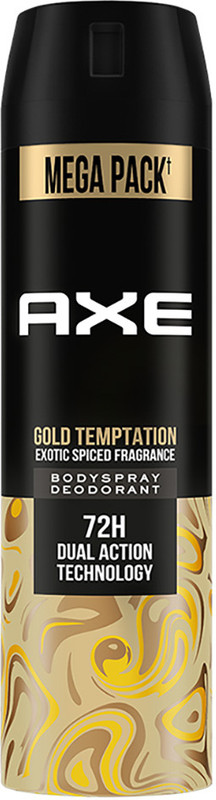 AXE Gold Temptation Long Lasting Bodyspray Deodorant Spray  –  For Men(215 ml)