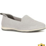 Bata RIANA Bellies For Women(Grey , 7)