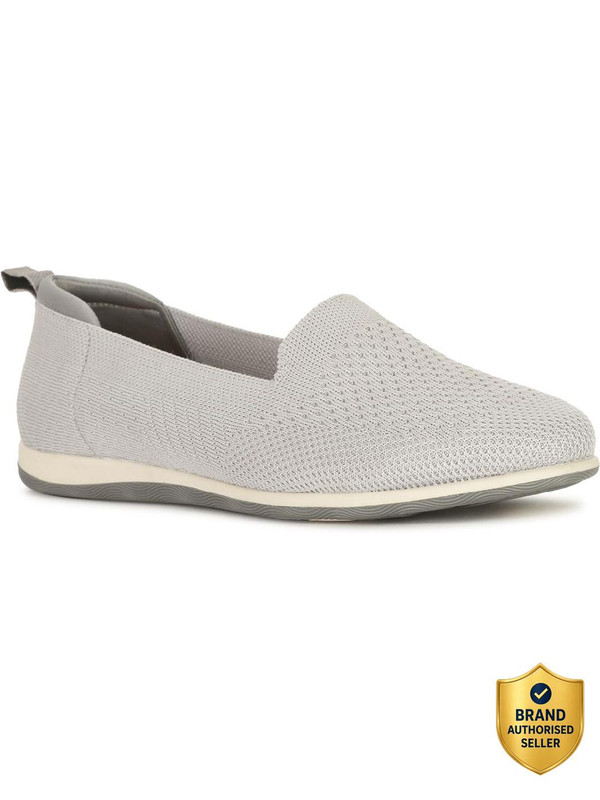 Bata RIANA Bellies For Women(Grey , 7)