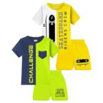 Kuchipoo Boys Regular Fit Cotton T-Shirts and Shorts Set