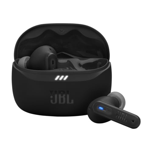 JBL Tune Beam 2 TWS, ANC Earbuds, 48Hr Playtime,Dual Connect, Ambient Aware, Relax Mode, Customized EQ with Headphones App, 6 Mics for Clear Calls, Spatial Sound, Personi-Fi 3.0 (Black)