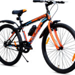 LEADER Spyder MTB Cycle/Bike with Complete Accessories 27.5 T (inch) Mountain Cycle(Single Speed, Black, Orange, Rigid)