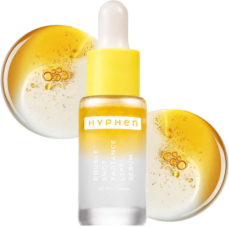HYPHEN Double Shot 18% Brightening + 20% Collagen Face Serum | Fade Dark Spots(10 ml)