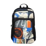 F Gear Akira Black 26L Backpack, 3 Spacious Compartments, 3 Pockets and 1 Hidden Pocket|Anti theft Backpack|Airflow Padded Back Panel|Lightweight & Durable|Ideal for Office, Daily Use & Travel