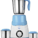 Grand plus Sky Blue 550 W Mixer Grinder(Neo | 3 Jars | White, Sky Blue)