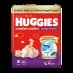 Huggies Complete Comfort Wonder Pant Diapers – S(86 Pieces)