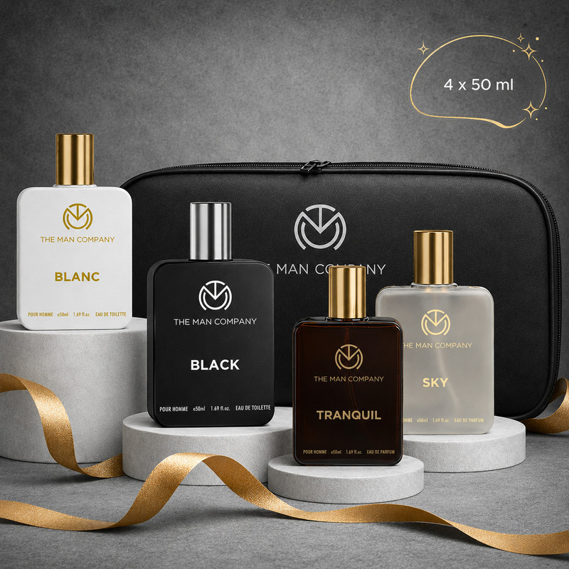 THE MAN COMPANY Perfume Gift Set – Timeless Fragrances | Luxury Long-Lasting Perfumes For Men Perfume  –  200 ml(For Men)