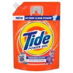 Tide Power Gel Liquid Detergent for Top Load & Front Load – 1kg | 2x Deep Clean Power | Removes Stains & Dirt | Freshness Boost | Fresh Fragrance
