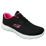 Skechers Women Summits Sneakers (896199ID-BKHP_7) Black/HOT Pink