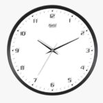 Ajanta Luxury 13 Inch White Wall Clock | Stylish Silent Sweep Decor for Living Room, Office, Bedroom | Model 2277