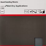 Bosch Professional Hand Sanding Sheet For Automotive, 230 X 280 mm Grit 1000, Pack Of 100