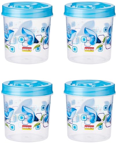Aristo Store Queen111 Plastic Storage Container-320 ml (4 PCS SET)