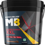 MUSCLEBLAZE Super Gainer XXL, For Muscle Gain Weight Gainers/Mass Gainers(4 kg, Chocolate)