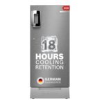 Bosch 207 L,3 star,Smart Inverter,Direct-Cool Single Door Refrigerator,Fine Steel(CST20S23PI)|18 Hrs Cooling Retention|Super Freeze|XL Vegetable Box|Base Drawer|Delicate Veggie Box|2.5x Faster Cooling