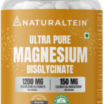 NATURALTEIN Magnesium glycinate 1200mg Sleep, Brain, Muscle & Heart Support(60 Tablets)
