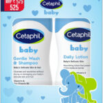 Cetaphil Baby Travel Pack-Gentle Daily Lotion 50ml+Wash & Shampoo 50ml Flipkart Exclusive(Multicolor)