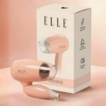 ELLE Hair Dryer 1200W Foldable 3 Heat Cool Shot Overheat Protection
