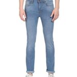 U.S. POLO ASSN. Men Blue Regallo Skinny Fit Stone Wash Jeans