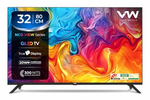 VW 80 cm (32 inches) Frameless Series HD Ready QLED TV VW32MAX