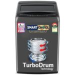 LG 7 Kg 5 Star Smart Inverter Technology Fully Automatic Top Load Washing Machine (T70VBMB1Z, Auto Prewash, Turbodrum, Stainless Steel drum, LED Display, Smart Diagnosis Middle Black)