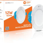 Orient Electric Moonlite Recess 12W Downlighter – Cool White Downlighter Ceiling Light Ceiling Lamp(White)