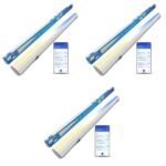 PHILIPS Smart Wi-Fi LED Batten 24-Watt WiZ Connected (Pack of 3) (Shades of White + Tuneable + Dimmable + Pre-Set Modes) (Compatible with Amazon Alexa and Google Assistant)