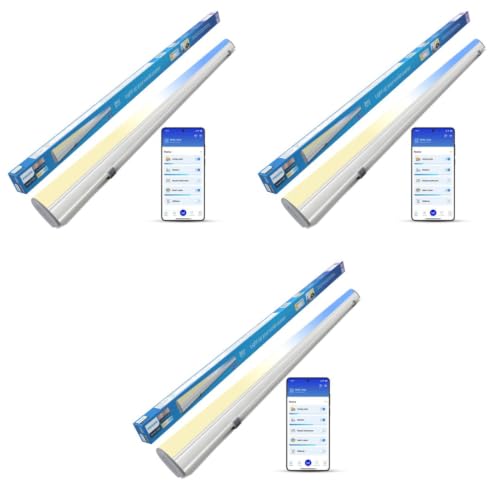 PHILIPS Smart Wi-Fi LED Batten 24-Watt WiZ Connected (Pack of 3) (Shades of White + Tuneable + Dimmable + Pre-Set Modes) (Compatible with Amazon Alexa and Google Assistant)