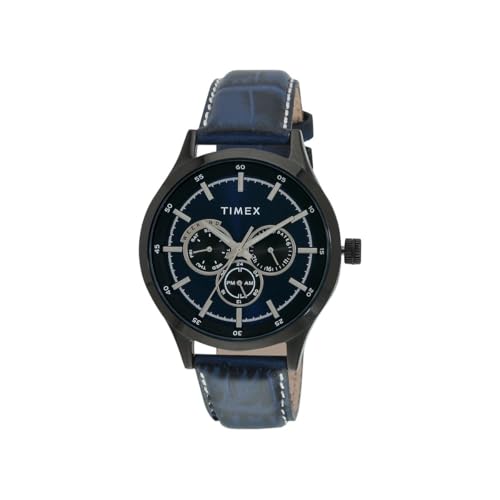 TIMEX Round 43mm Blue Dial Analog Men Watch – TW000T312