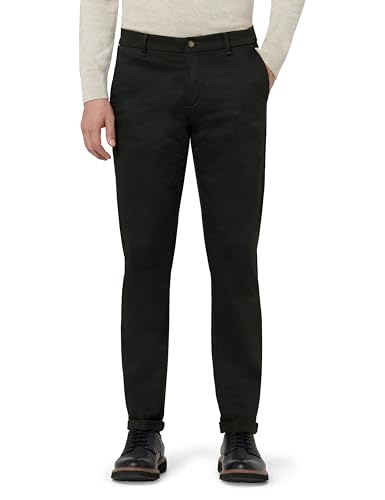 U.S. Polo ASSN. Mens Solid Satin Austin Regular Fit Chinos (USTROSM028_Charcoal_30)