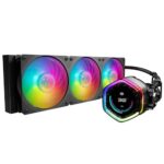 Cooler Master MasterLiquid ION 360 CPU Liquid Cooler – Black | Support All Intel & AMD CPU Socket | Gen X Dual Chamber Design | 360mm Close-Loop AIO | 2.1 Inch LCD Screen | Mobius 120P ARGB Fan