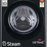 Lg 12 Kg 5 Star, Ai Direct Drive Technology, Wi-Fi Enabled, Steam Wash, Intelligent & Convenient Fabric Care, Allergy Care, Remote Control, In-Built Heater Fully Automatic Front Load Washing Machine With In-Built Heater Black(Fhp1412Z3O)