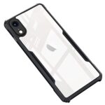 Dashmesh Shopping Shockproof Crystal Clear Back Cover Case for Apple iPhone XR | 360 Degree Protection | Protective Design | Transparent Back Cover Case (Black Bumper)