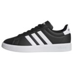 Adidas Men Synthetic Grand Court 2.0 Tennis Shoes Black UK-7