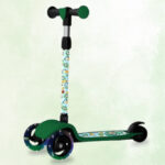 Miss & Chief Bolt – 3 Wheel Scooter for Kids, Lightweight|Foldable & Adjustable Height(Green)