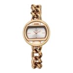Fastrack Vyb Spotlight with Quartz Analog Silver Dial Rose Gold Brass Strap Watch for Women – FV60146WM01W