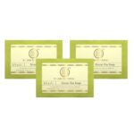 Khadi Natural Green Tea Soap | Herbal Handmade Soap | Bathing Soap For Body Acne and For Rejuvenating Skin | Suitable for All Skin Types| Pack of 3